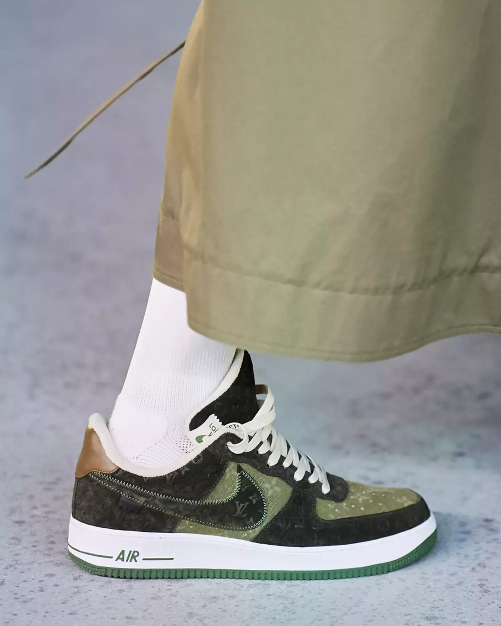 Nike x Louis Vuitton “Air Force 1” by Virgil Abloh Low Top Sneakers - Sneak  in Peace